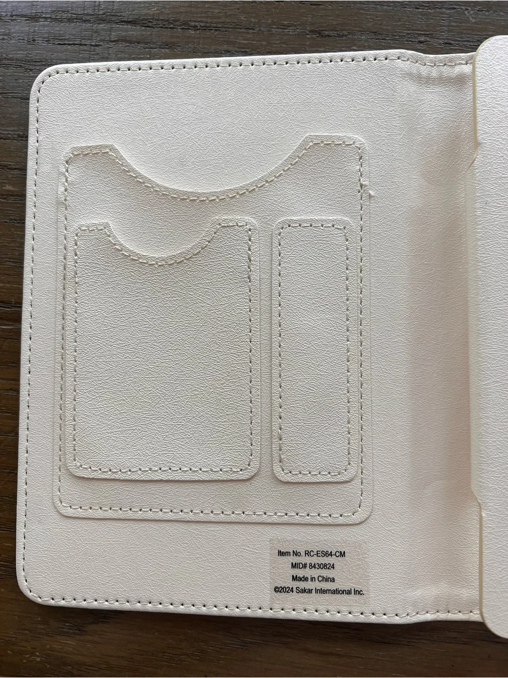 Book Club Cream Tablet Cover - Unbranded
